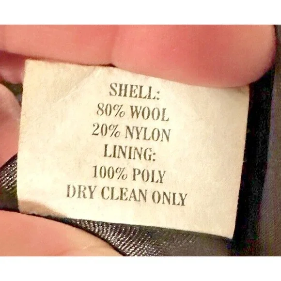 Kristen Blake Womens Black Wool Blend Jacket/Coat Satin Lining Sz Small - Picture 5 of 9